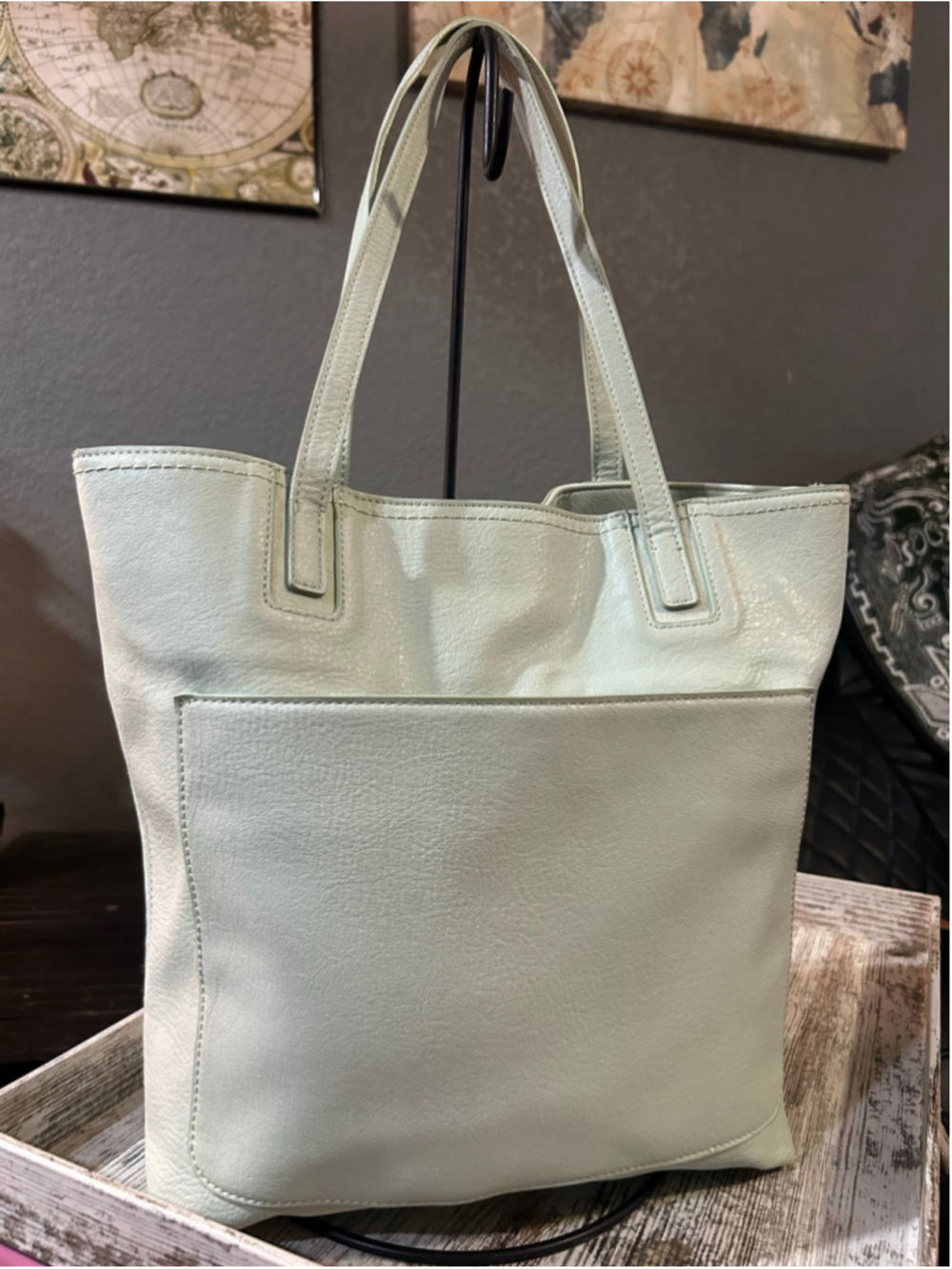 Women's Lauren Conrad Mint Tote Bag, One Size